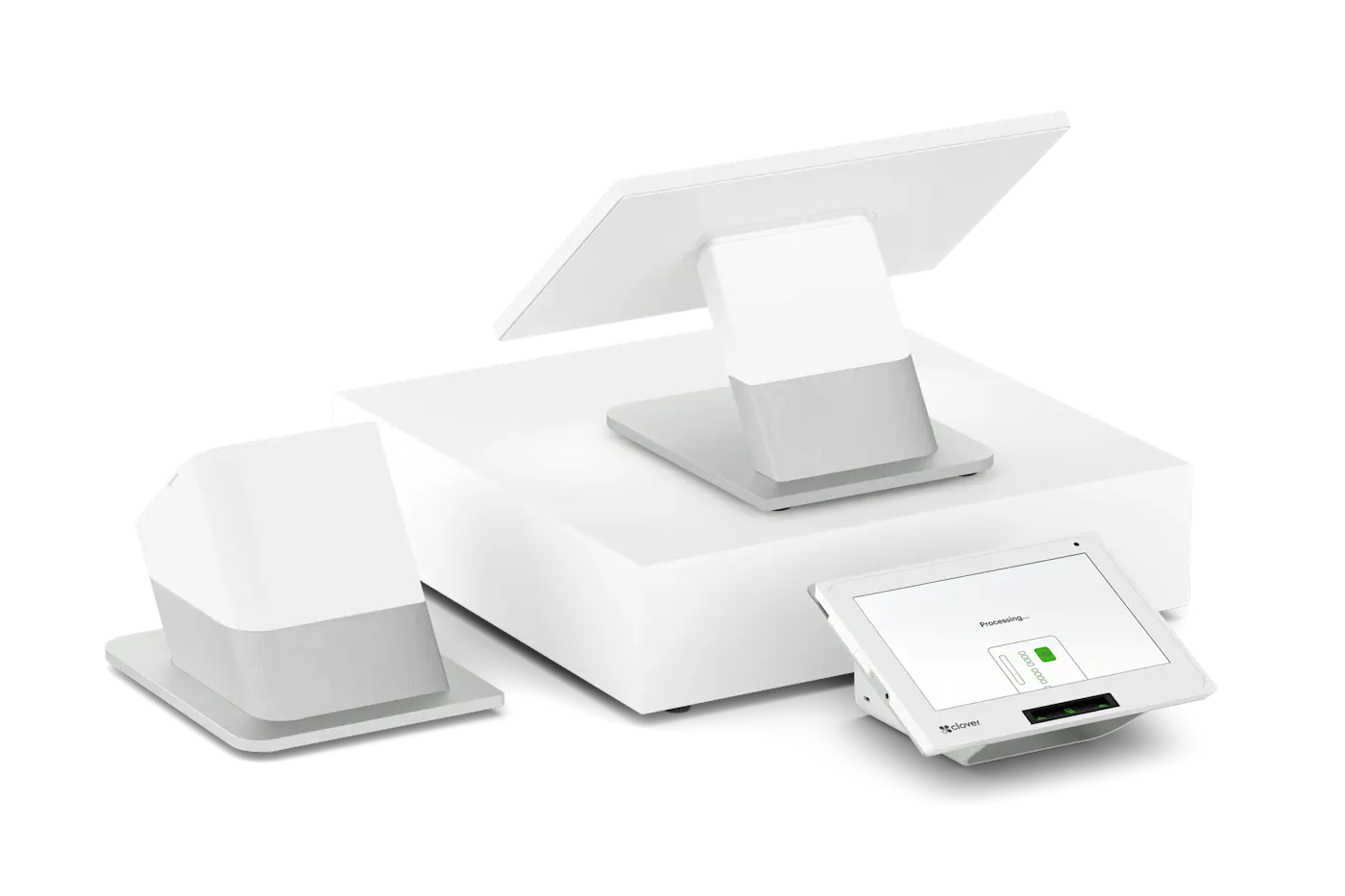Clover Station Duo with customer-facing display and receipt printer